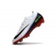 Zapatos Nike Zoom Mercurial Vapor XVI Elite FG Blanco Negro Rojo