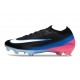 Zapatos Nike Zoom Mercurial Vapor XVI Elite FG Negro Blanco Azul Rosa 