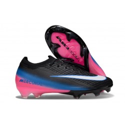 Zapatos Nike Zoom Mercurial Vapor XVI Elite FG Negro Blanco Azul Rosa