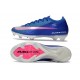 Nike Botas de Futbol Mercurial Vapor 16 Elite FG Azul Rosa Plateado