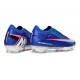 Nike Botas de Futbol Mercurial Vapor 16 Elite FG Azul Rosa Plateado