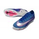 Nike Botas de Futbol Mercurial Vapor 16 Elite FG Azul Rosa Plateado