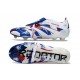 Adidas Predator Elite 25 Fold-Over Tongue Fg Blanco Azul Rojo