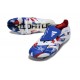 Adidas Predator Elite 25 Fold-Over Tongue Fg Blanco Azul Rojo