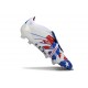 Adidas Predator Elite 25 Fold-Over Tongue Fg Blanco Azul Rojo