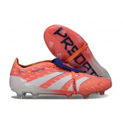 Adidas Predator Elite 25 Fold-Over Tongue Fg Naranja Blanco