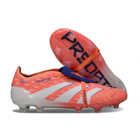 Adidas Predator Elite 25 Fold-Over Tongue Fg Naranja Blanco