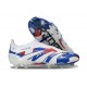 Botas adidas Predator Elite 25 Sin Cordone FG Blanco Azul Rojo