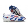 Botas adidas Predator Elite 25 Sin Cordone FG Blanco Azul Rojo