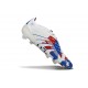 Tacos adidas Predator Elite FG Blanco Azul Rojo