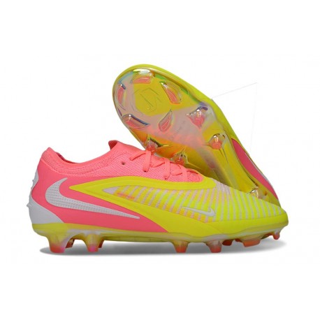 Tacos Nike Phantom 6 Elite Low FG Amarillo Rosa