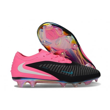 Bota de Futbol Nike Phantom 6 Elite Low FG Negro Rosa