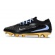 Bota de Futbol Nike Phantom 6 Elite Low FG Negro Dorada
