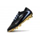 Bota de Futbol Nike Phantom 6 Elite Low FG Negro Dorada