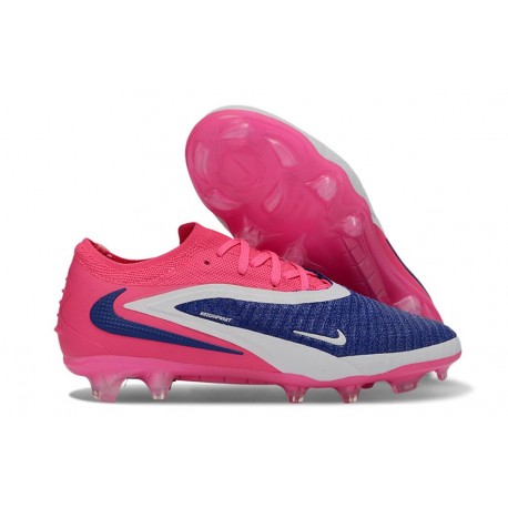 Bota de Futbol Nike Phantom 6 Elite Low FG Rojo Azul