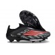 Botas de Futbol adidas F50+ Laceless FG Negro Rojo