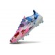 Zapatillas adidas F50 Elite FG Blanco Rosa Azul