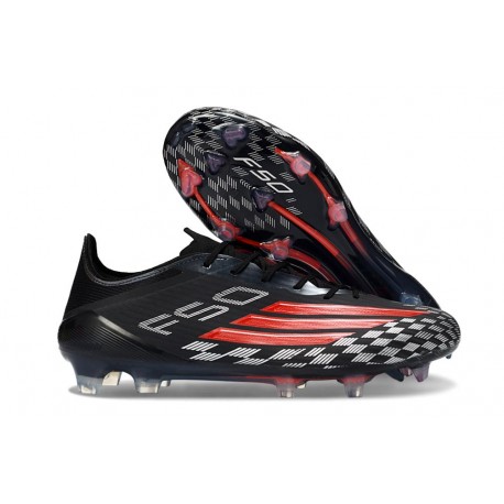 Zapatillas adidas F50 Elite FG Negro Rojo