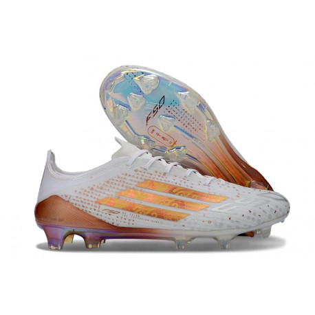 Zapatillas adidas F50 Elite FG Blanco Dorado