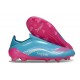 Botas de Futbol adidas F50 Elite Sin Cordones FG Azul Rosa