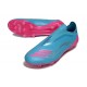 Botas de Futbol adidas F50 Elite Sin Cordones FG Azul Rosa