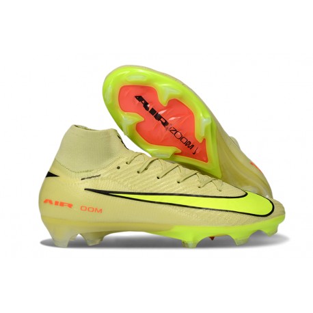 Nike Air Zoom Mercurial Superfly X Elite FG Limalight Voltio Hyper Carmesí