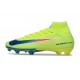 Nike Air Zoom Mercurial Superfly X Elite FG Limalight Voltio Azul