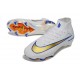 Nike Air Zoom Mercurial Superfly X Elite FG Blanco Azul Dorado