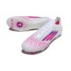 Zapatillas adidas F50 Elite FG Ftwr Blanco Rosa Lúcido Ftwr Blanco