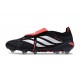 Bota de Futbol Adidas Predator Elite 26 FT FG Negro Blanco Rojo