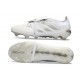 Bota de Futbol Adidas Predator Elite 26 FT FG Blanco Plateado