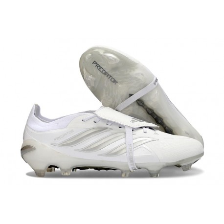 Bota de Futbol Adidas Predator Elite 26 FT FG Blanco Plateado