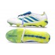 Bota de Futbol Adidas Predator Elite 26 FT FG Blanco Azul Amarillo