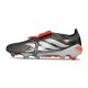 Bota de Futbol Adidas Predator Elite 26 FT FG Hierro Met. Ftwr Blanco Rojo Lúcido