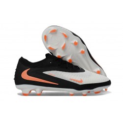Bota de Futbol Nike Phantom 6 Elite Low FG Blanco Negro Naranja