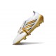 Bota de Futbol Adidas Predator Elite 26 FT FG Blanco Dorado