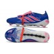 Bota de Futbol Adidas Predator Elite 26 FT FG Azul Carrera Explosión Rosa