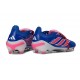 Bota de Futbol Adidas Predator Elite 26 FT FG Azul Carrera Explosión Rosa