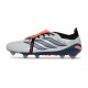 Bota de Futbol Adidas Predator Elite 26 FT FG Gris Blanco Rosso