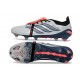 Bota de Futbol Adidas Predator Elite 26 FT FG Gris Blanco Rosso