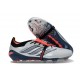 Bota de Futbol Adidas Predator Elite 26 FT FG Gris Blanco Rosso