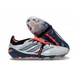 Bota de Futbol Adidas Predator Elite 26 FT FG Gris Blanco Rosso