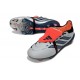 Bota de Futbol Adidas Predator Elite 26 FT FG Gris Blanco Rosso