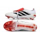 Bota de Futbol Adidas Predator Elite 26 FT FG Blanco Negro Rojo