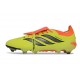 Bota de Futbol Adidas Predator Elite 26 FT FG Amarillo Negro Rojo
