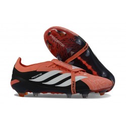 Bota de Futbol Adidas Predator Elite 26 FT FG Naranja Negro Blanco