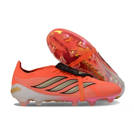 Bota de Futbol Adidas Predator Elite 26 FT FG Rojo Dorada