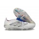 Bota de Futbol Adidas Predator Elite 26 FT FG Blanco Plateada