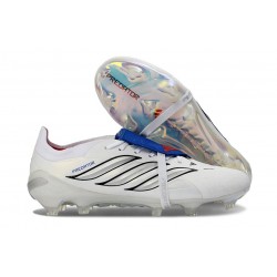 Bota de Futbol Adidas Predator Elite 26 FT FG Blanco Plateada