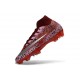 Botas de Fútbol Nike Mercurial Superfly 10 Elite FG Rojo Plateada